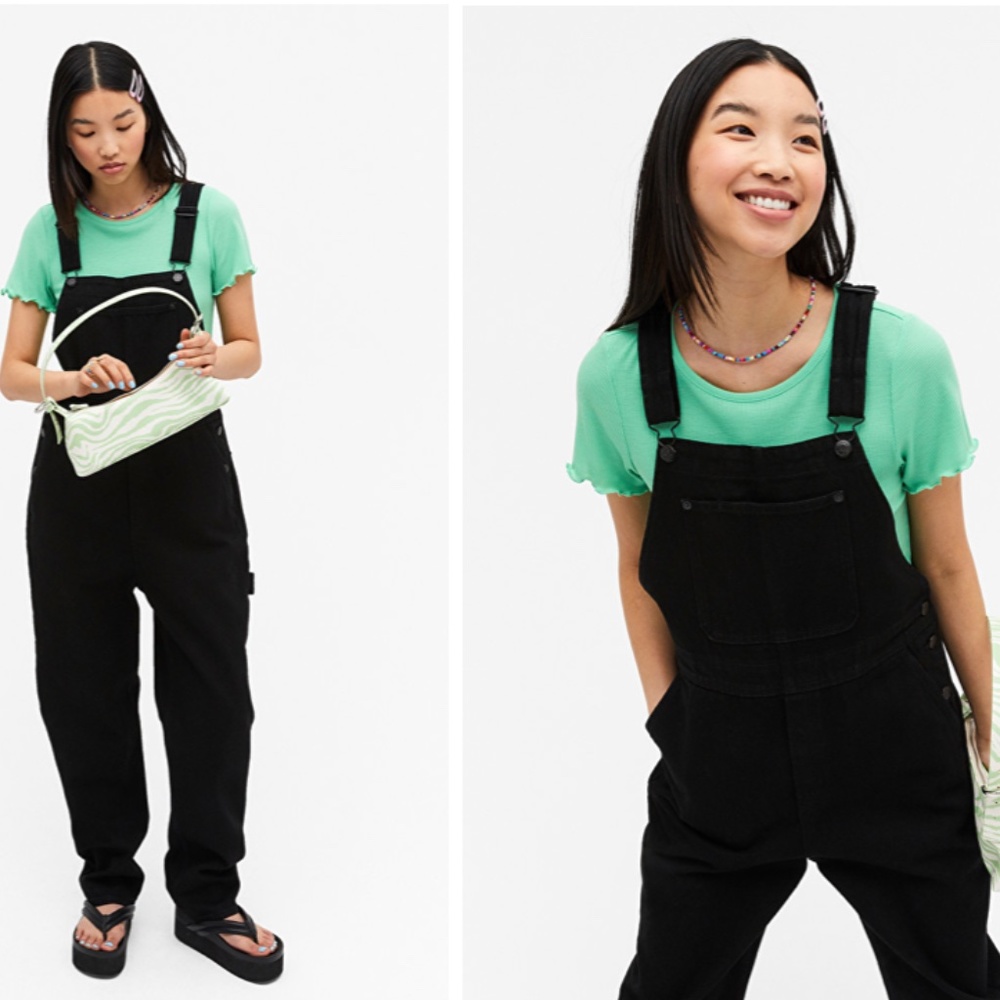 Classic Black Overalls